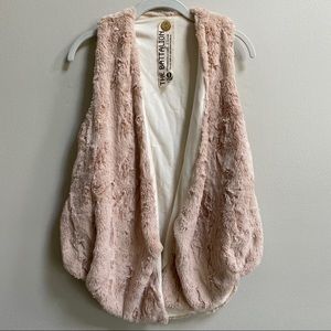 The Battalion Faux Fur Vest Size Small